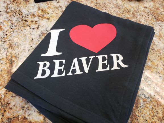 I Love Beaver Blanket