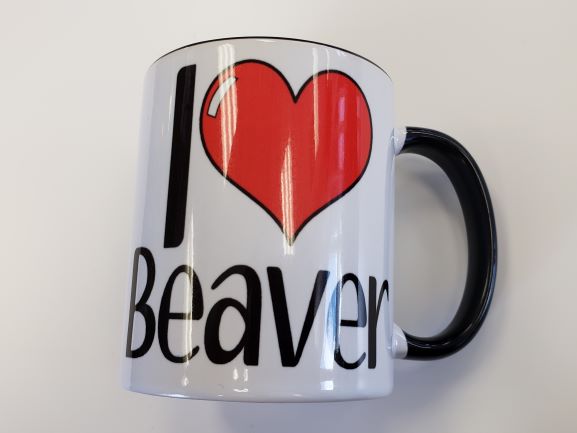 I Love Beaver Mug